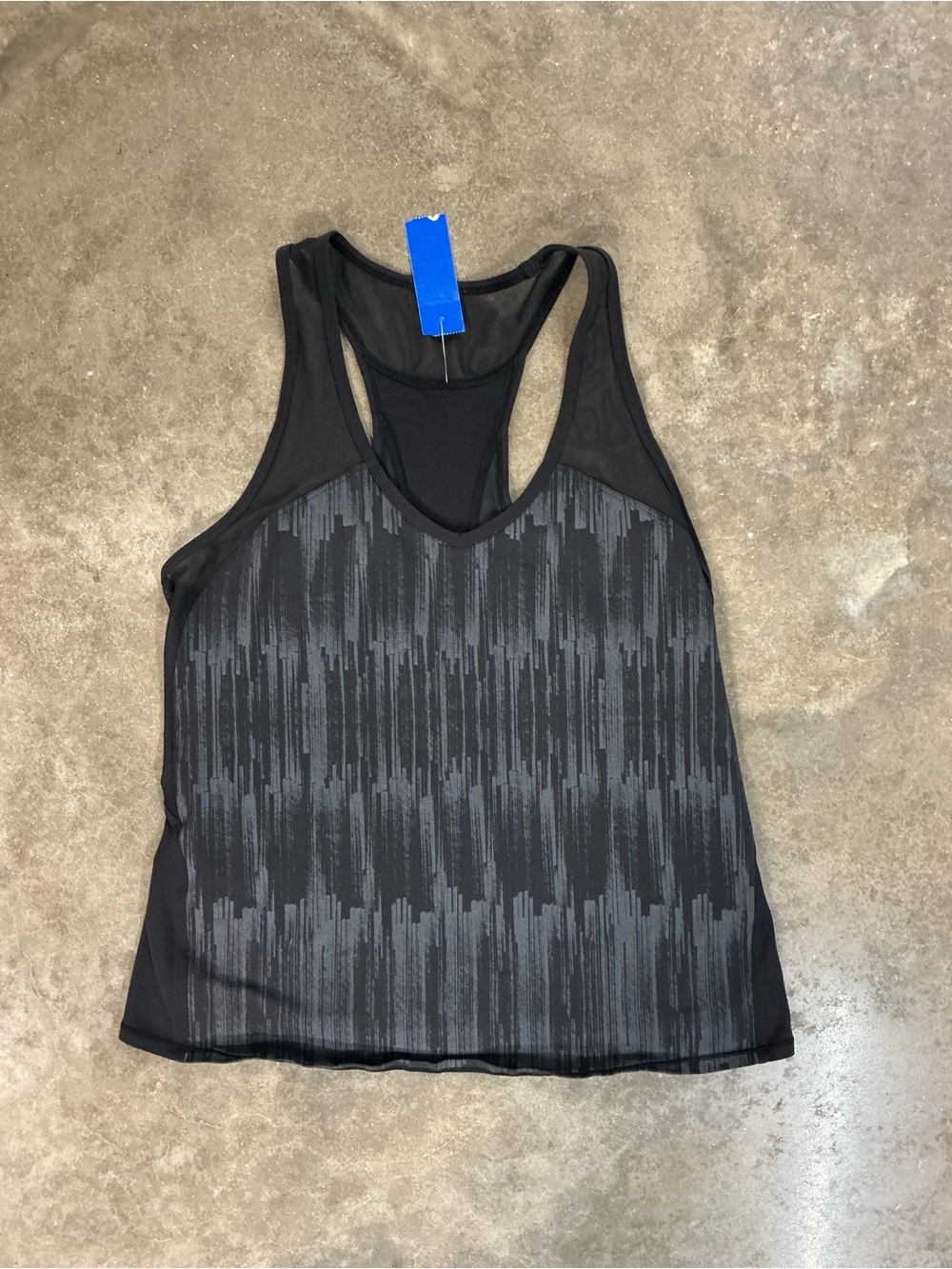 Lululemon Black Gray Mesh Racerback Running Tank Top Women’s Size 6 Estimate